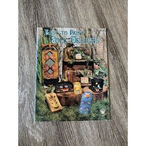 Easy To Paint Folk Designs, A Vintage Craft Course Booklet, 1974, Dutch